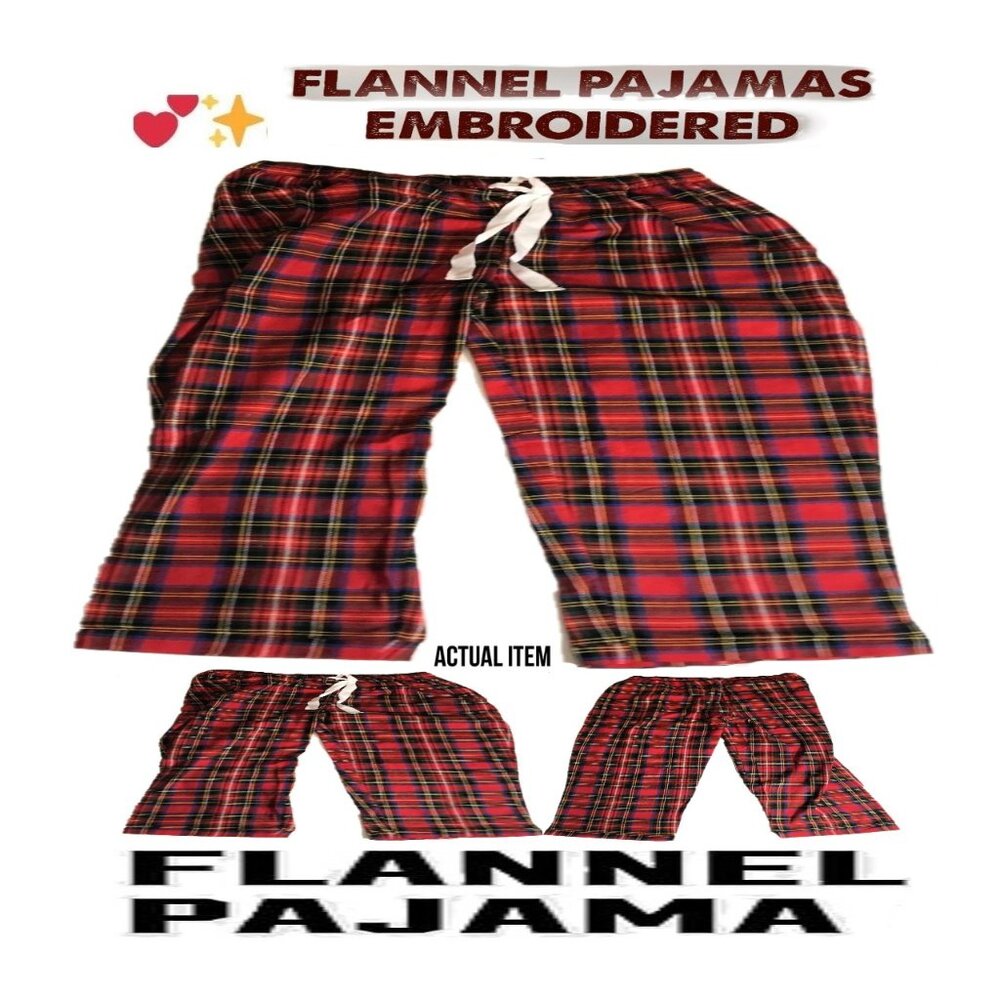 🛑 BOTTOM Plush ➕ PAJAMA PANT Comfy SLEEPWEAR Plaid Flannel BOTTOM 💸BUY NOW‼️
